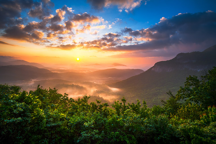 Highlands NC Sunrise Landscape Photography Prints