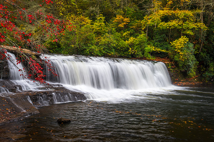 Hooker Falls DuPont State Forest Waterfalls NC Landscape Print